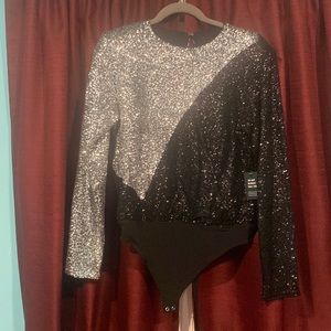 Express Sequin Bodysuit
